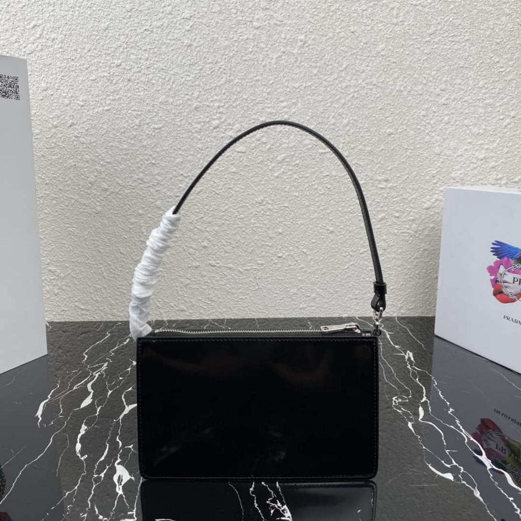 Prada 1BC155 Saffiano leather mini bag Black