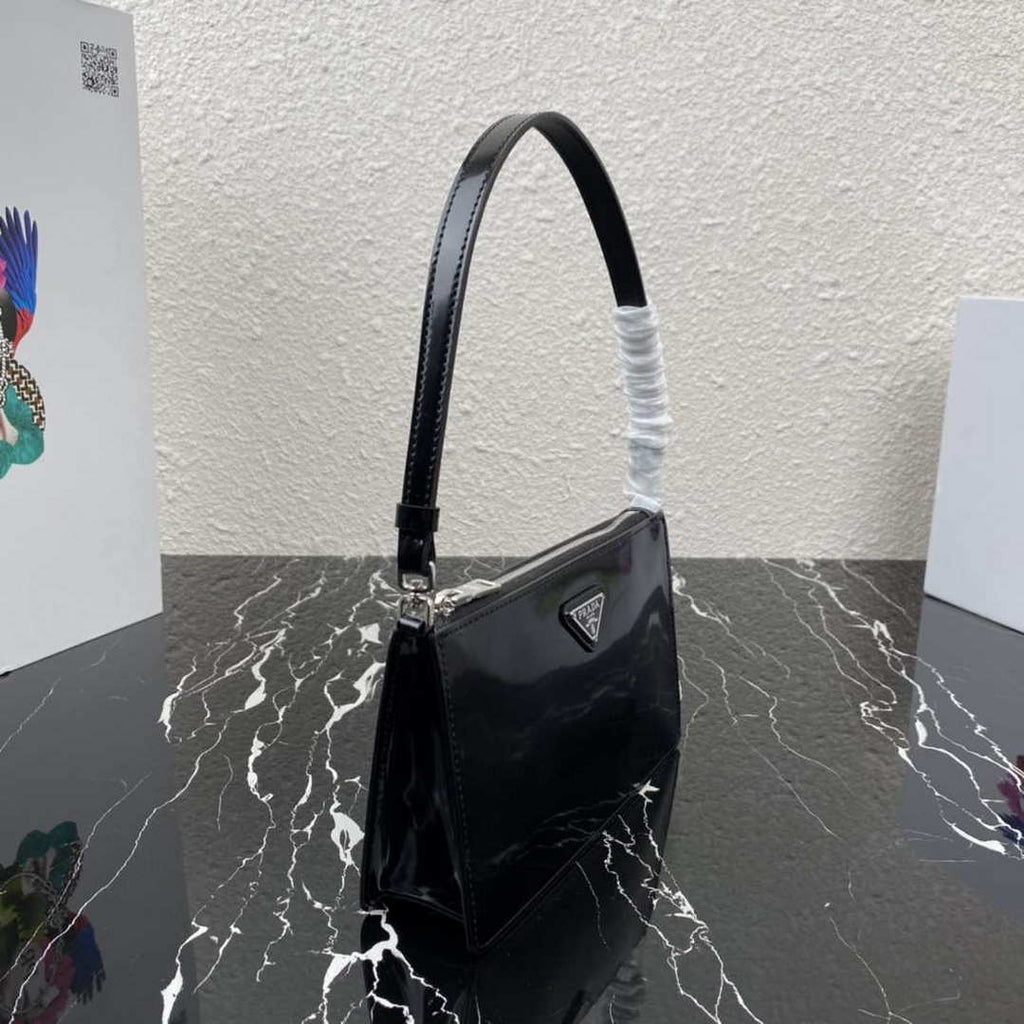 Prada 1BC155 Saffiano leather mini bag Black