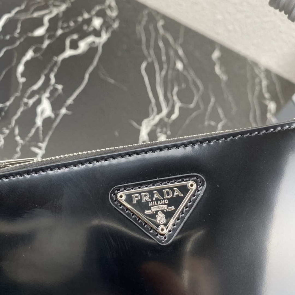 Prada 1BC155 Saffiano leather mini bag Black