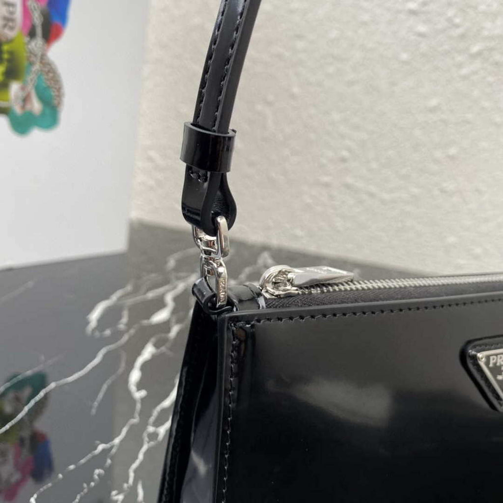 Prada 1BC155 Saffiano leather mini bag Black