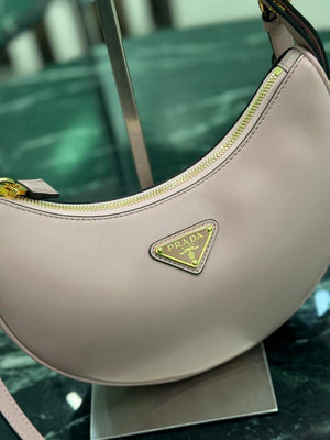 Prada 1BC194 Arqué small leather Shoulder  Bag Ligth Pink - Default Title - View 5