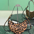 Prada 1BC194 Prada Arqu¨¦ printed leather shoulder bag Honey - Default Title - View 1