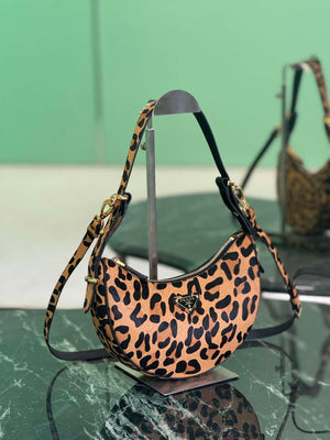 Prada 1BC194 Prada Arqu¨¦ printed leather shoulder bag Honey - Default Title - View 2