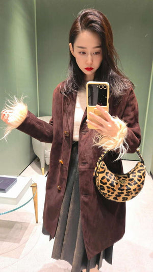 Prada 1BC194 Prada Arqu¨¦ printed leather shoulder bag Honey - Default Title - View 11