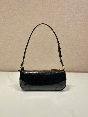 Prada 1BC201 Re-Edition 2002 small leather shoulder bag Black - Default Title - View 5