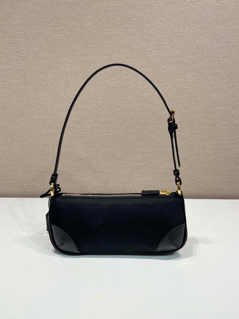 Prada 1BC201 Re-Edition 2002 small Re-nylon fabric shoulder bag Black - Default Title - View 4