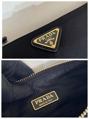 Prada 1BC201 Re-Edition 2002 small Re-nylon fabric shoulder bag Black - Default Title - View 5