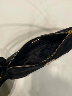 Prada 1BC201 Re-Edition 2002 small Re-nylon fabric shoulder bag Black - Default Title - View 6