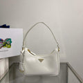 Prada 1BC204 Saffiano Leather Mini-Bag White