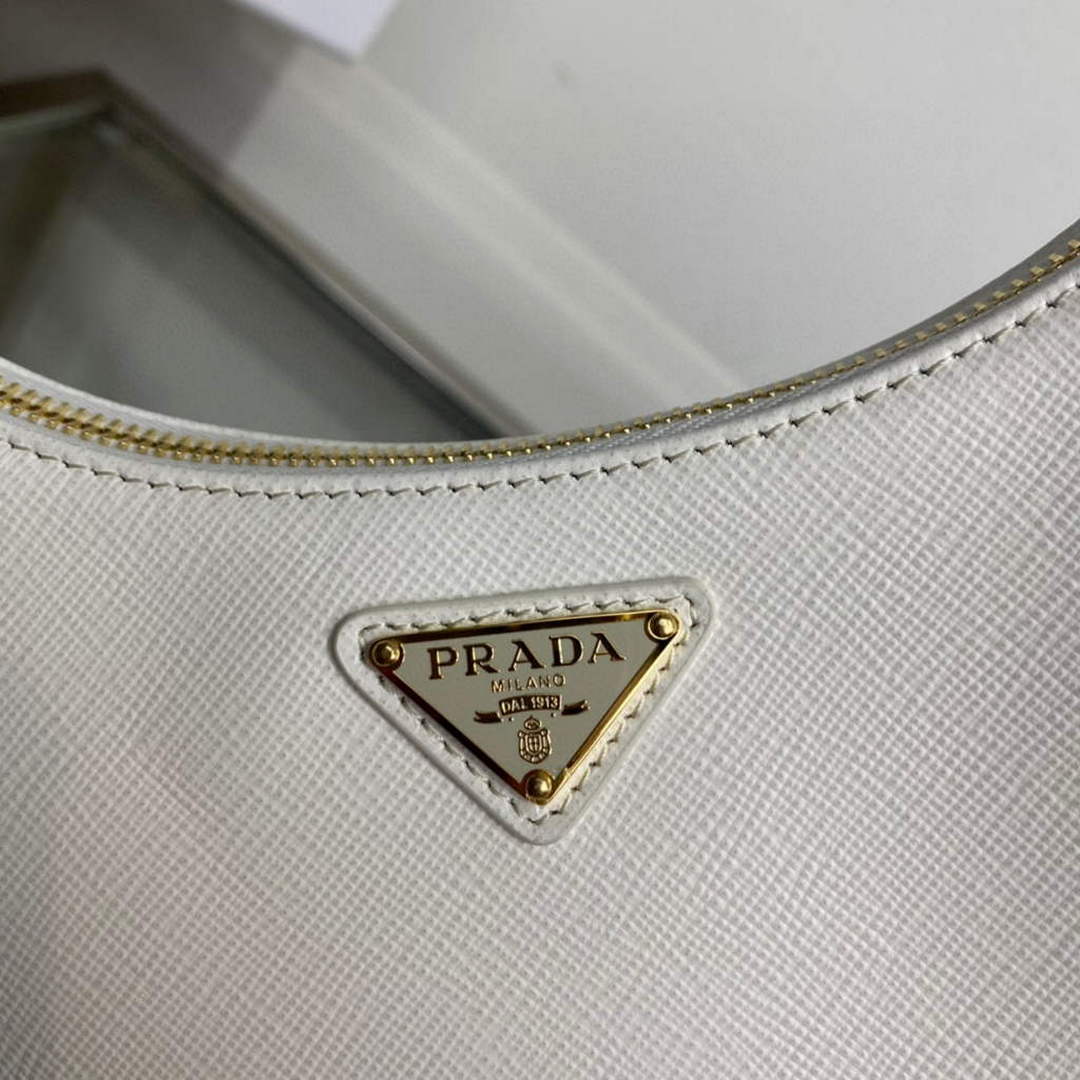 Prada 1BC204 Saffiano Leather Mini-Bag White - Default Title - View 4
