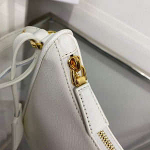 Prada 1BC204 Saffiano Leather Mini-Bag White - Default Title - View 8