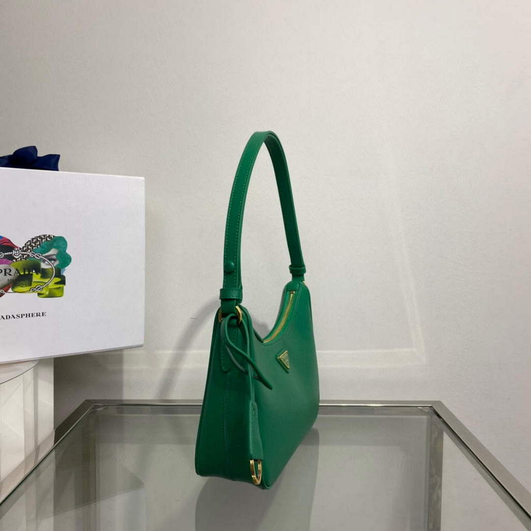 Prada 1BC204 Saffiano Leather Mini-Bag Green - Default Title - View 3