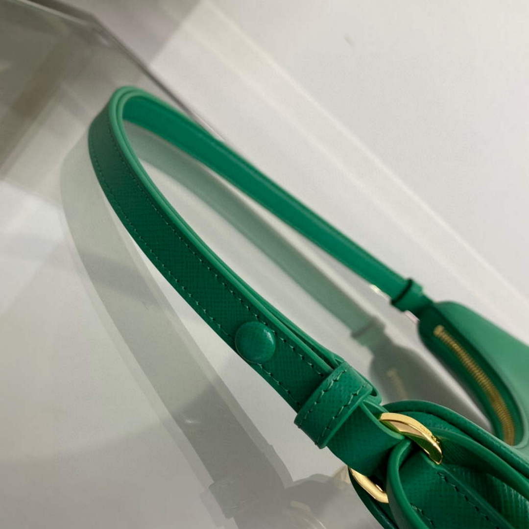 Prada 1BC204 Saffiano Leather Mini-Bag Green