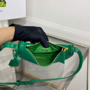 Prada 1BC204 Saffiano Leather Mini-Bag Green - Default Title - View 9