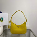 Prada 1BC204 Saffiano Leather Mini-Bag Yellow