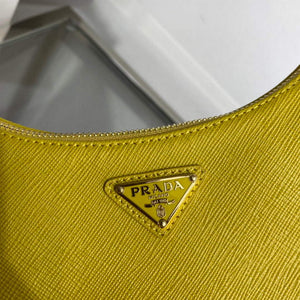 Prada 1BC204 Saffiano Leather Mini-Bag Yellow - Default Title - View 4