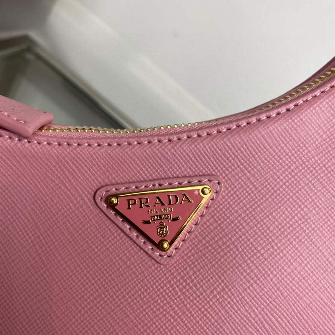Prada 1BC204 Saffiano Leather Mini-Bag Pink