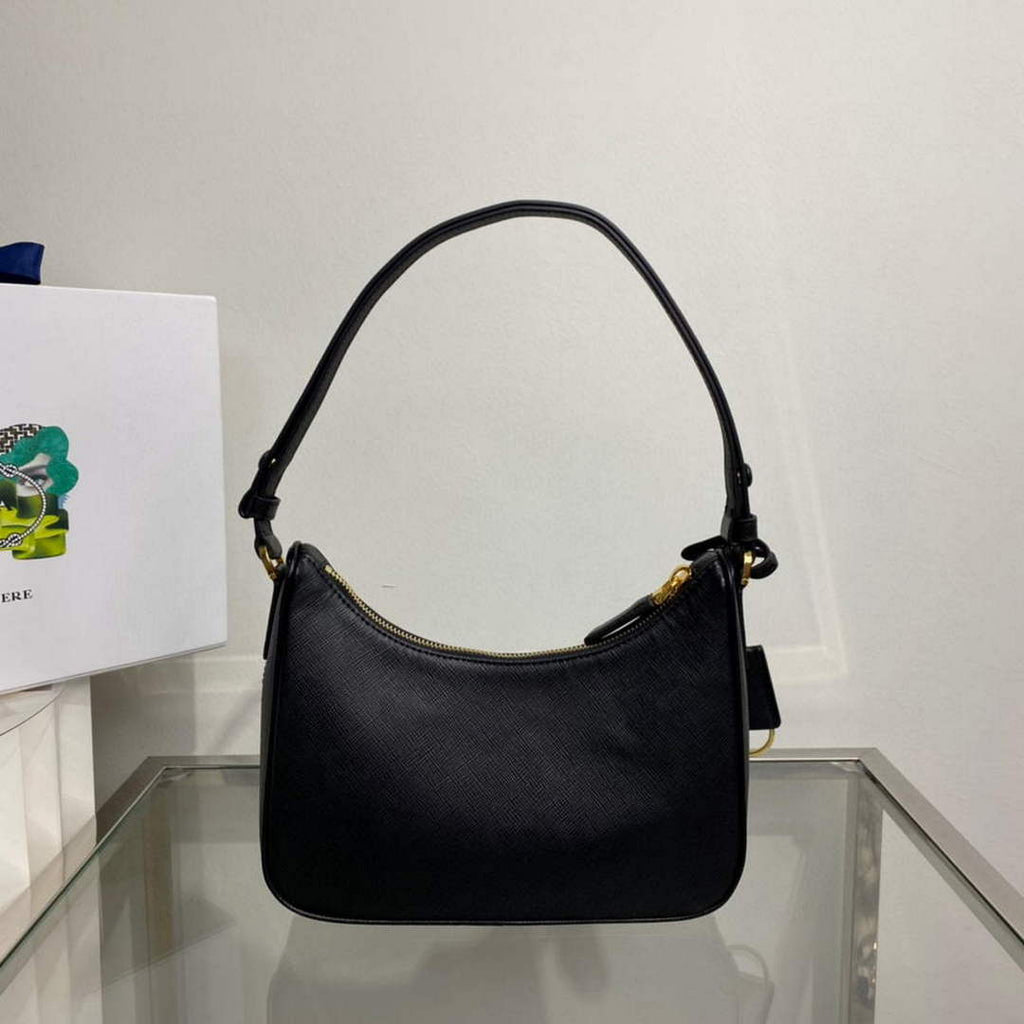Prada 1BC204 Saffiano Leather Mini-Bag Black