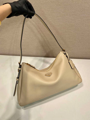 Prada 1BC228 Prada Aim¨¨e Large leather shoulder bag Sand - Default Title - View 2