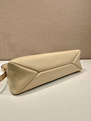 Prada 1BC228 Prada Aim¨¨e Large leather shoulder bag Sand - Default Title - View 6