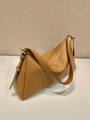 Prada 1BC228 Prada Aim¨¨e Large leather shoulder bag Brown - Default Title - View 3