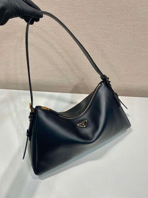 Prada 1BC228 Prada Aim¨¨e Large leather shoulder bag black - Default Title - View 2