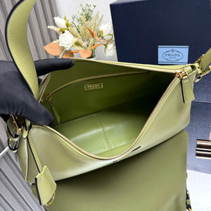 Prada 1BC228 Prada Aim¨¨e Large leather shoulder bag Light Green - Default Title - View 8
