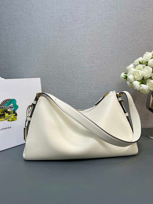 Prada 1BC228 Prada Aim¨¨e Large leather shoulder bag White - Default Title - View 5