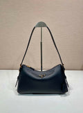 Prada 1BC229 Prada Aim¨¨e Medium leather shoulder bag Black