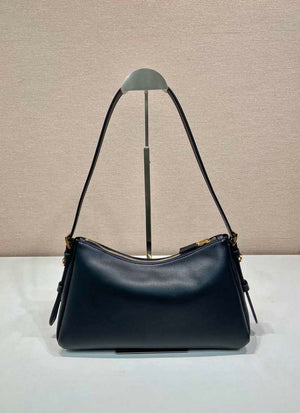 Prada 1BC229 Prada Aim¨¨e Medium leather shoulder bag Black - Default Title - View 4