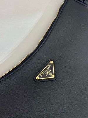Prada 1BC229 Prada Aim¨¨e Medium leather shoulder bag Black - Default Title - View 7