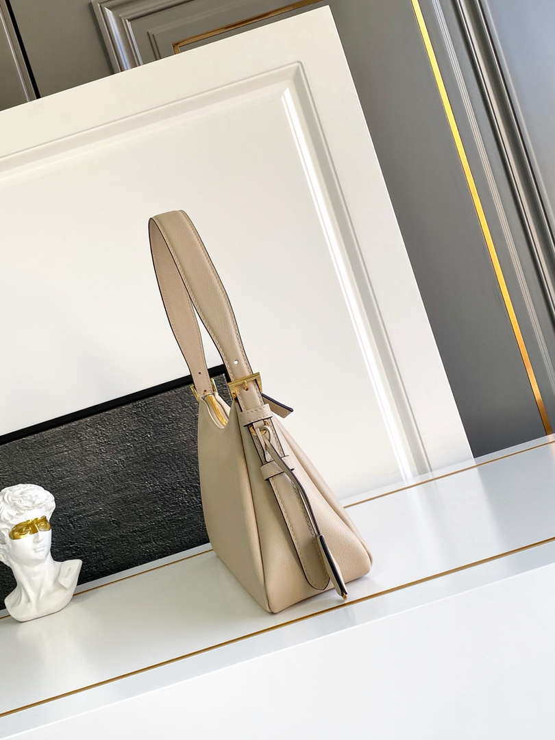 Prada 1BC229 Prada Aim¨¨e Medium leather shoulder bag Sand