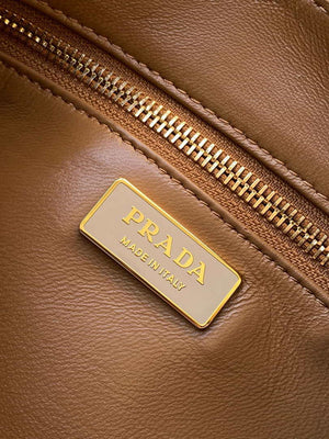 Prada 1BC229 Prada Aim¨¨e Medium leather shoulder bag Sand - Default Title - View 9