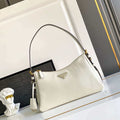 Prada 1BC229 Prada Aim¨¨e Medium leather shoulder bag White - Default Title - View 1