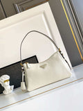Prada 1BC229 Prada Aim¨¨e Medium leather shoulder bag White