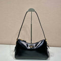 Prada 1BC229 Prada Aim¨¨e Medium Patent leather shoulder bag Black - Default Title - View 1