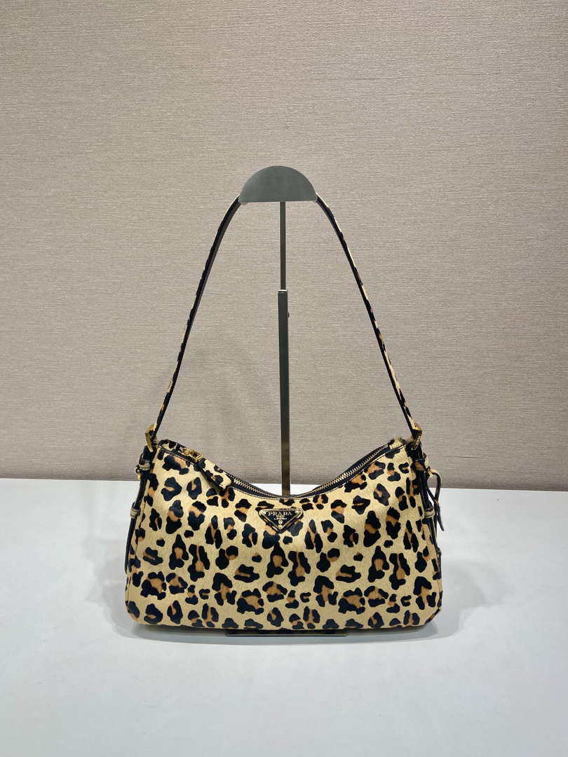 Prada 1BC229 Prada Aim¨¨e Medium printed Leopard leather shoulder bag