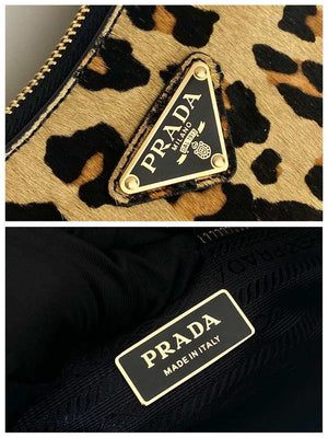 Prada 1BC229 Prada Aim¨¨e Medium printed Leopard leather shoulder bag - Default Title - View 9