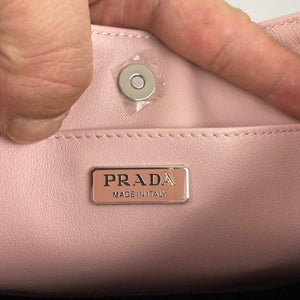 Prada 1BC499 Cleo brushed Gradient leather shoulder bag Pink - Default Title - View 9