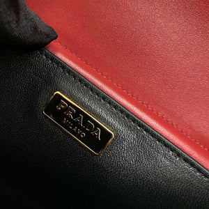 Prada 1BD045 Prada Cahier Leather Bag Red - Default Title - View 9