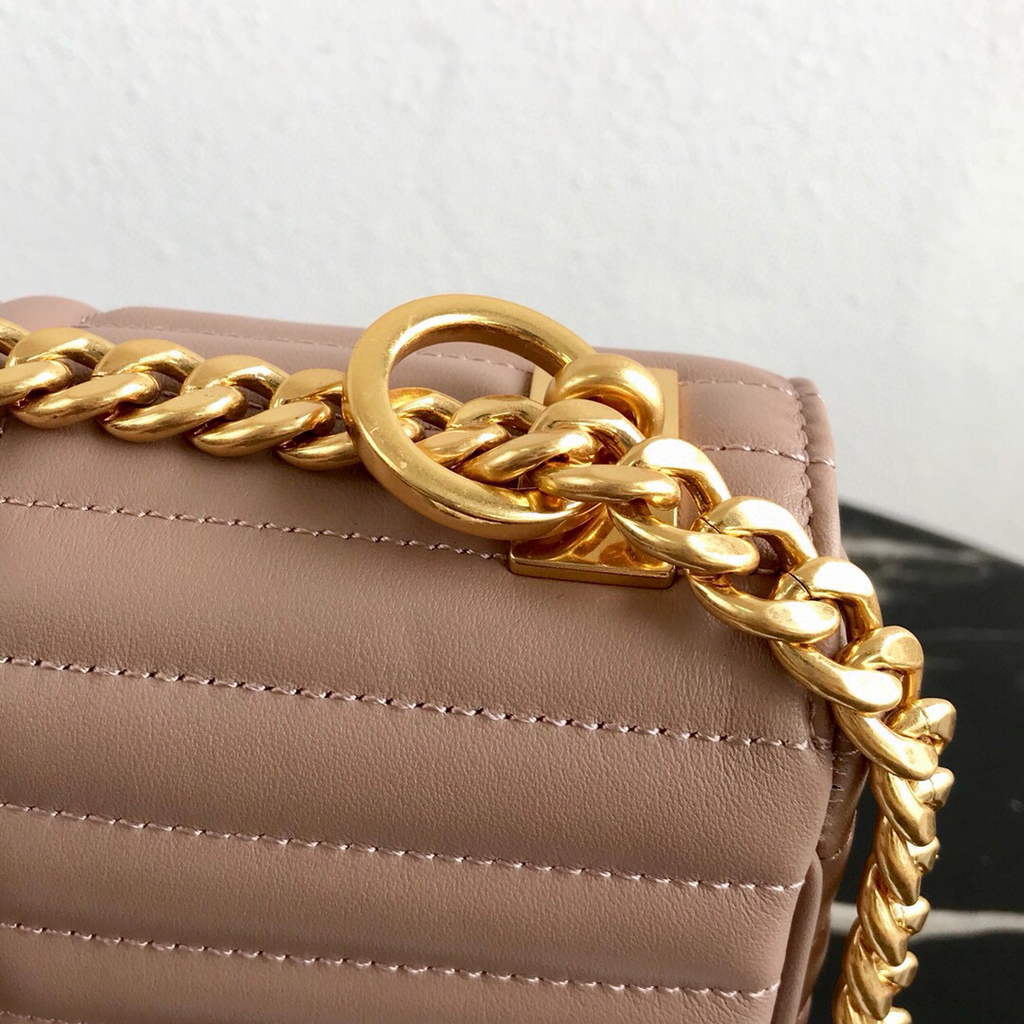 Prada 1BD108 Medium Leather Prada Diagramme Bag Apricot
