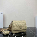 Prada 1BD290 Padded Re-Nylon shoulder bag Apricot - Default Title - View 1