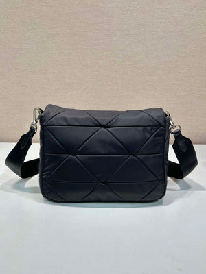 Prada 1BD290 Padded Re-Nylon shoulder bag Black - Default Title - View 4