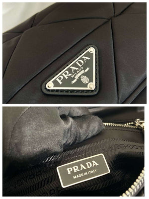 Prada 1BD290 Padded Re-Nylon shoulder bag Black - Default Title - View 9