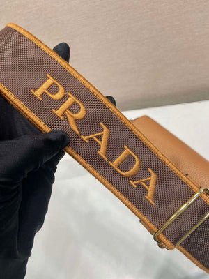 Prada 1BD314 Leather shoulder bag Brown - Default Title - View 5