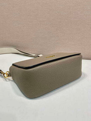 Prada 1BD314 Leather shoulder bag Clay Gray - Default Title - View 6