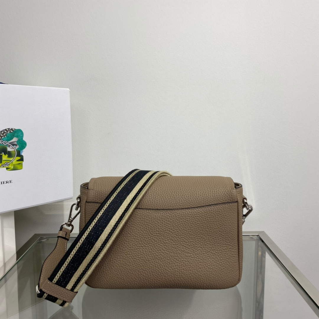 Prada 1BD314 Leather shoulder bag Clay Gray - Default Title - View 2