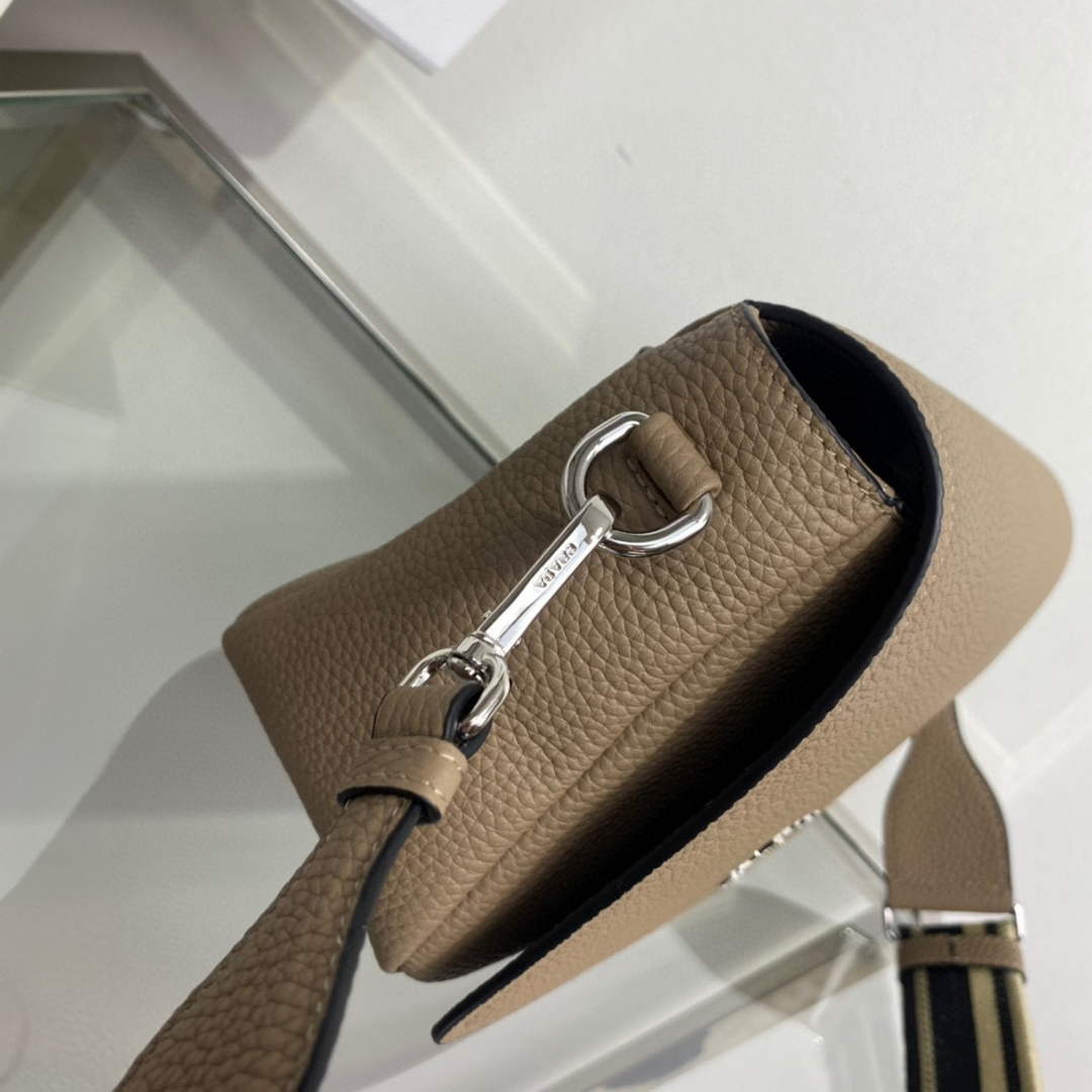 Prada 1BD314 Leather shoulder bag Clay Gray - Default Title - View 5