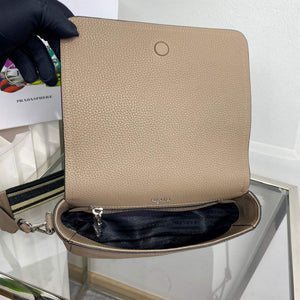 Prada 1BD314 Leather shoulder bag Clay Gray - Default Title - View 8