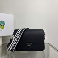 Prada 1BD314 Leather shoulder bag Black - Default Title - View 1